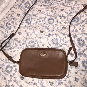 Coach pebble leather Sadie crossbody